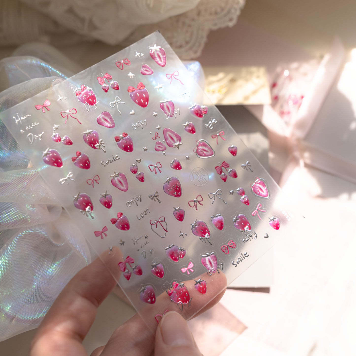 Hello Claws | Strawberry Nail Deco Sticker