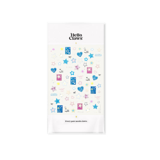 Hello Claws | Jeans Puppy Nail Deco Sticker