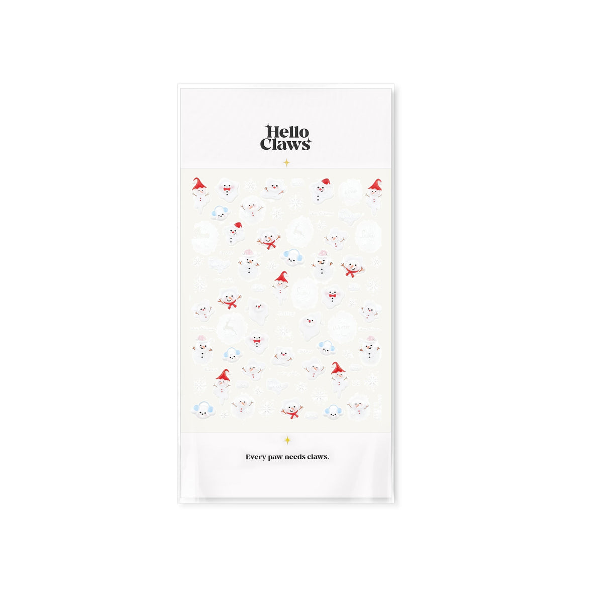 Hello Claws | Snow Nail Deco Sticker