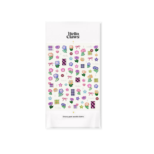 Hello Claws | Spring Patchwork Nail Deco Sticker