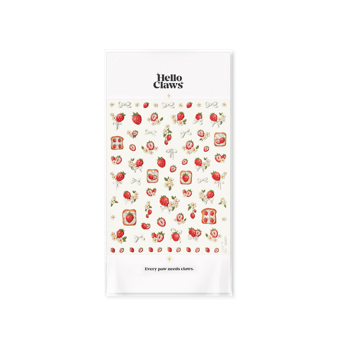 Hello Claws | Strawberry Sweet Nail Deco Sticker