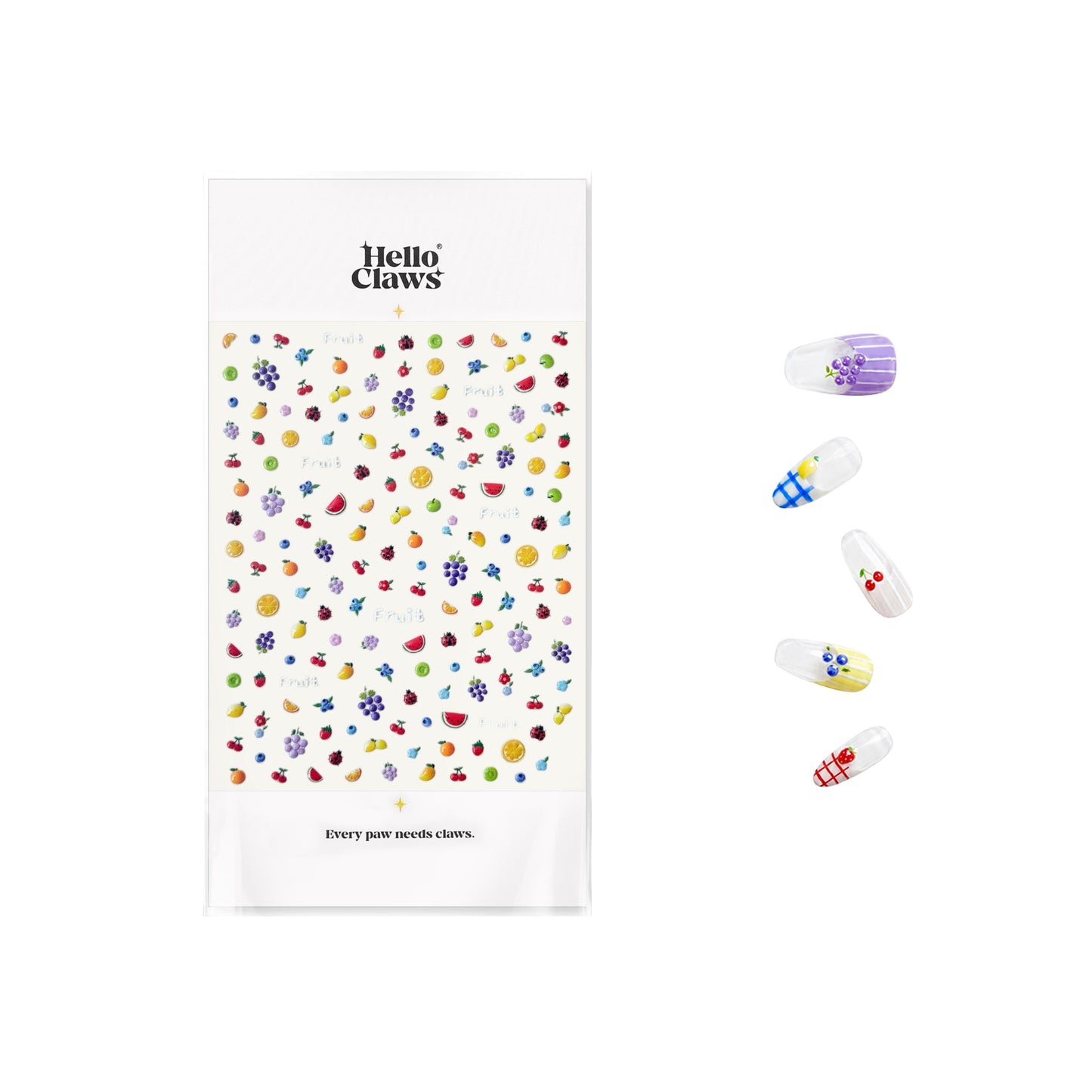 Hello Claws | Summer Mini Fruit Nail Deco Sticker