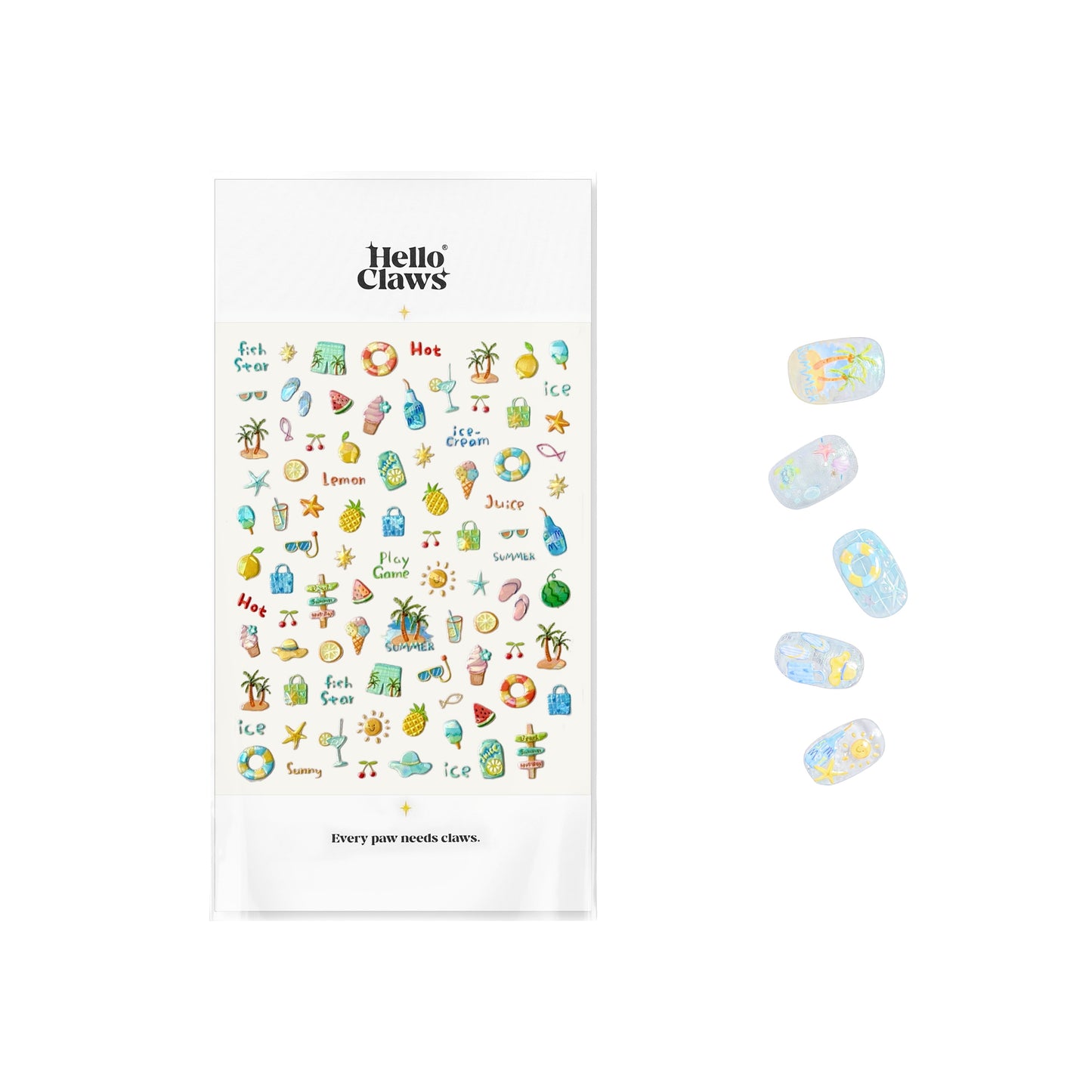 Hello Claws | Summer Juice Nail Deco Sticker