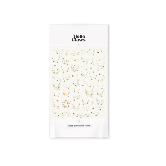 Hello Claws | Star Necklace Nail Deco Sticker