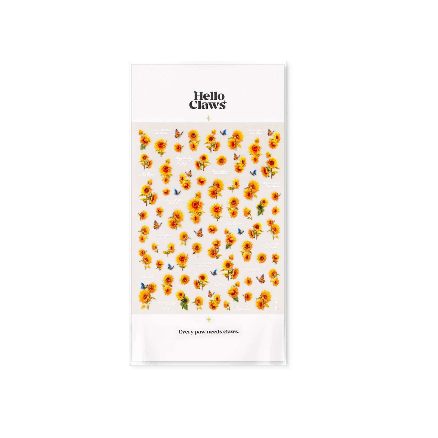 Hello Claws | Sunflower Nail Deco Sticker