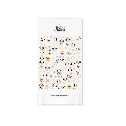 Hello Claws | Apple And Puppy Nail Deco Sticker