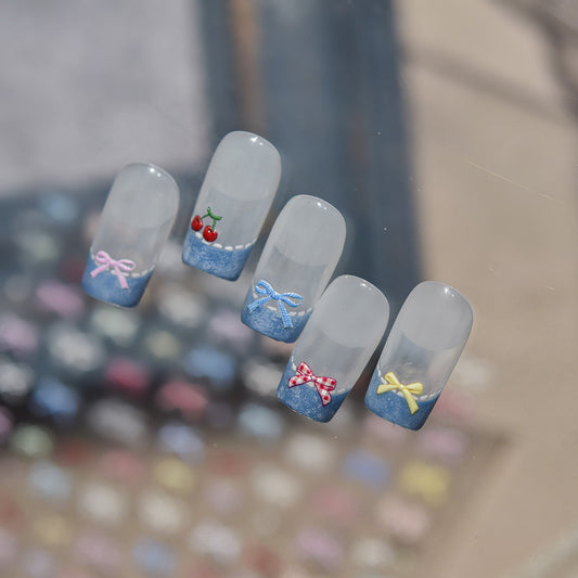 Hello Claws | Mini Colourful Bowknot And Cherry Nail Deco Sticker