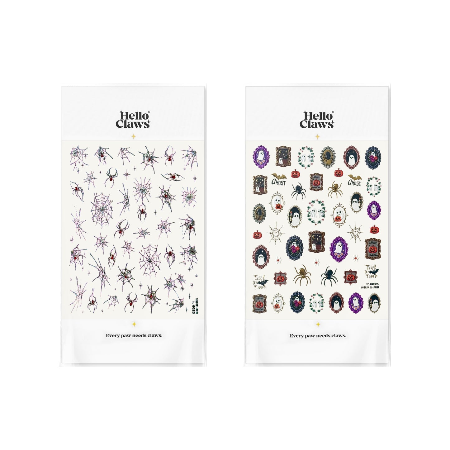 Hello Claws | Halloween Spider Nail Deco Stickers