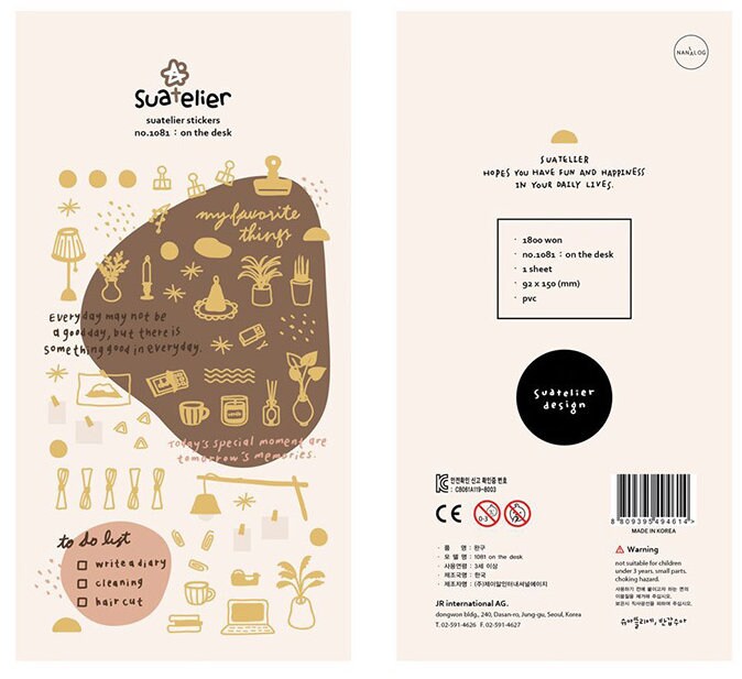 Suatelier | On the desk