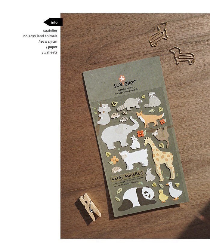 Suatelier | Land Animals