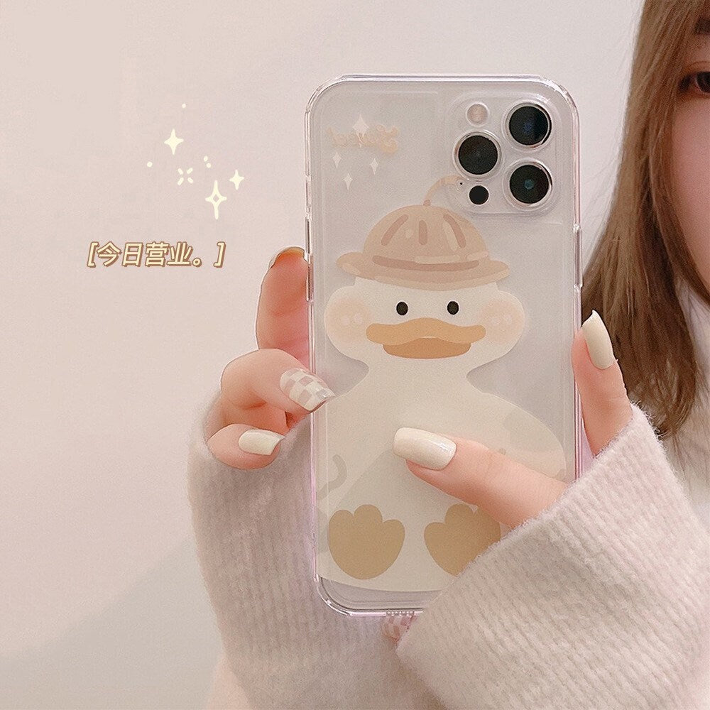 Cute duck iPhone case