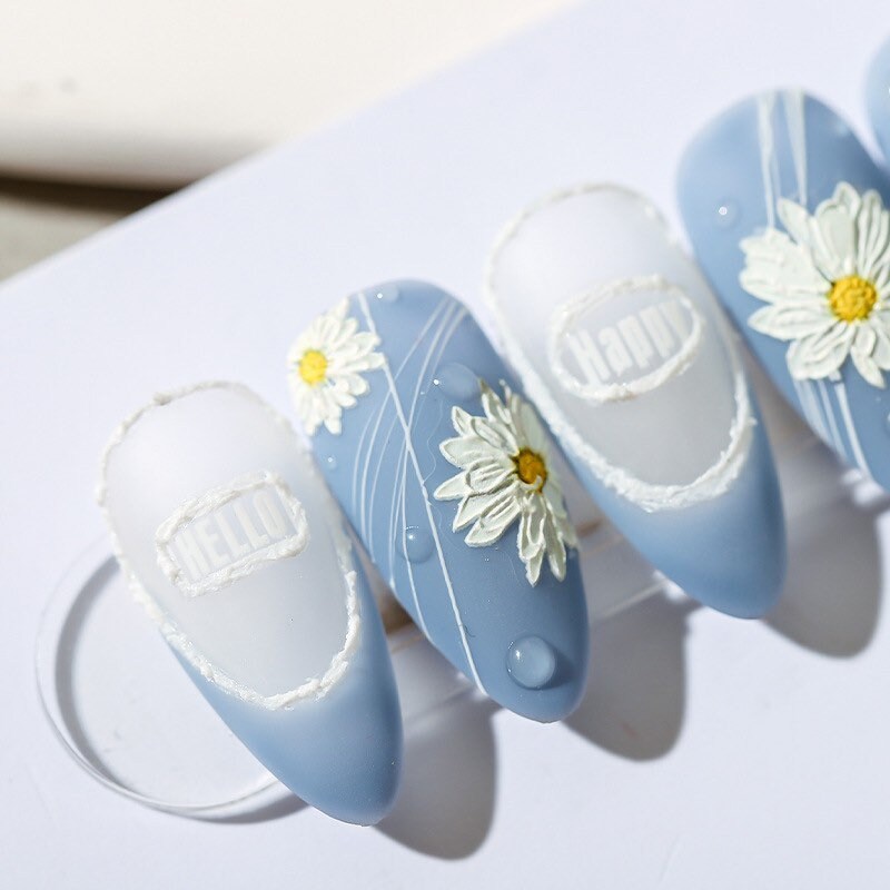 Hello Claws | White Daisy Nail Deco Sticker