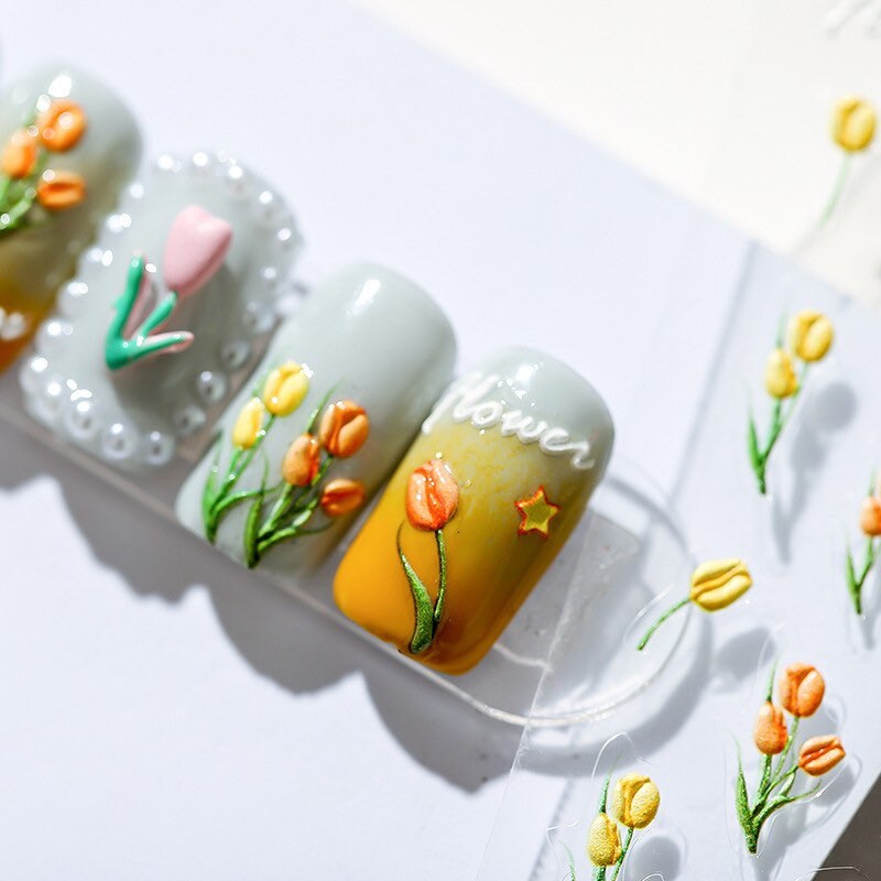Hello Claws | Spring Tulip Nail Deco Sticker