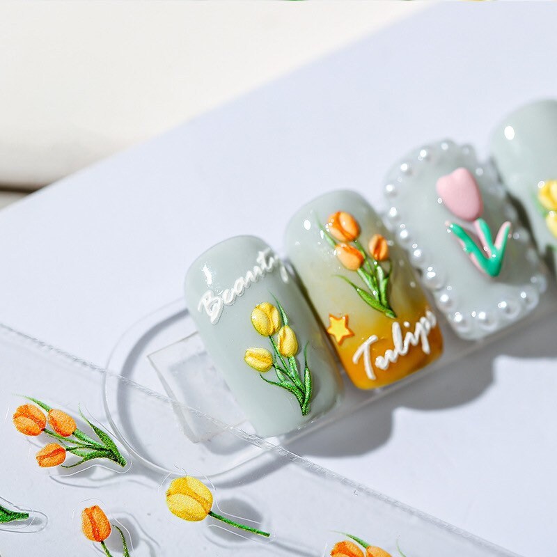Hello Claws | Spring Tulip Nail Deco Sticker