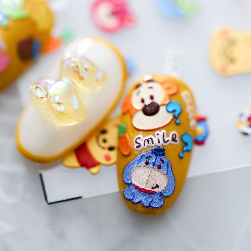 Hello Claws | Cartoon Bear Winnie the Pooh Nail Deco Sticker