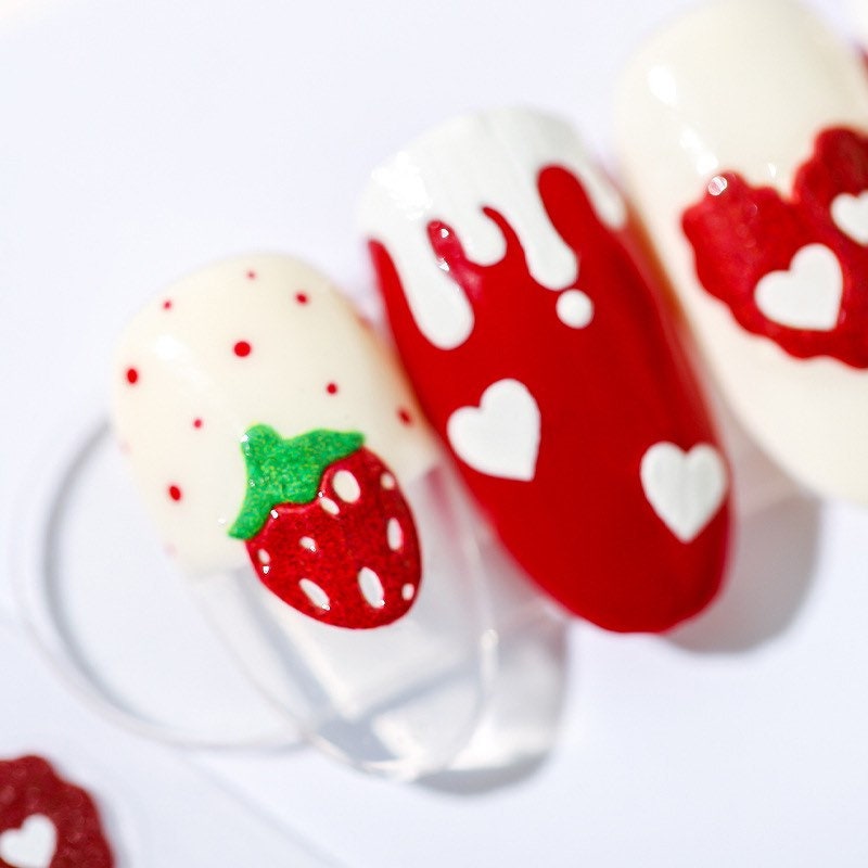 Hello Claws | Strawberry Nail Deco Sticker