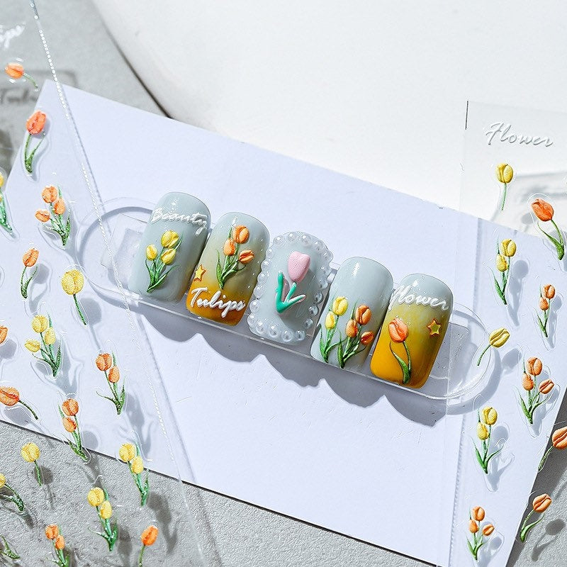 Hello Claws | Spring Tulip Nail Deco Sticker
