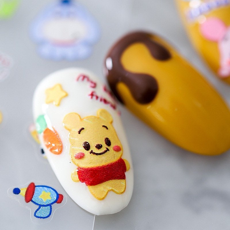 Hello Claws | Cartoon Bear Winnie the Pooh Nail Deco Sticker