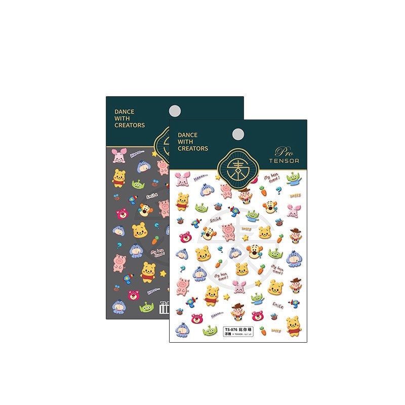 Hello Claws | Cartoon Bear Winnie the Pooh Nail Deco Sticker