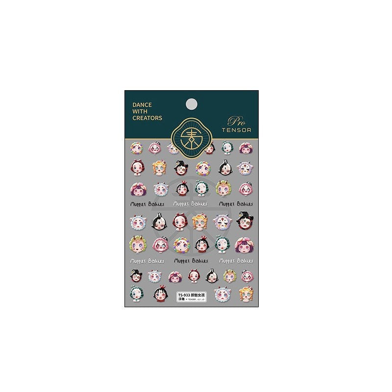 Hello Claws | Halloween Girl Nail Deco Sticker