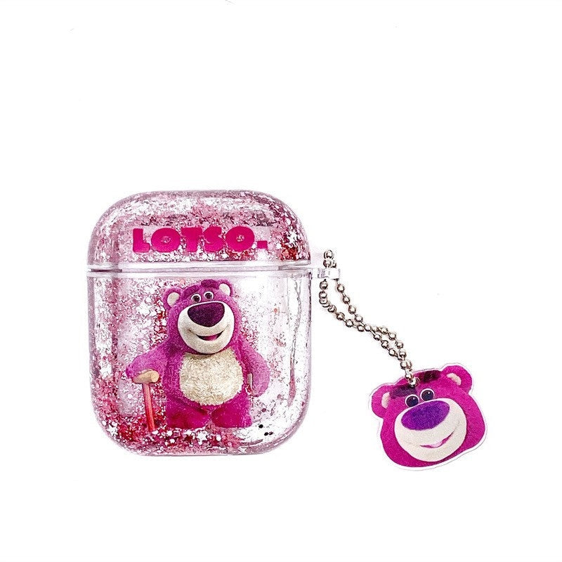 Strawberry Bear Airpods Case