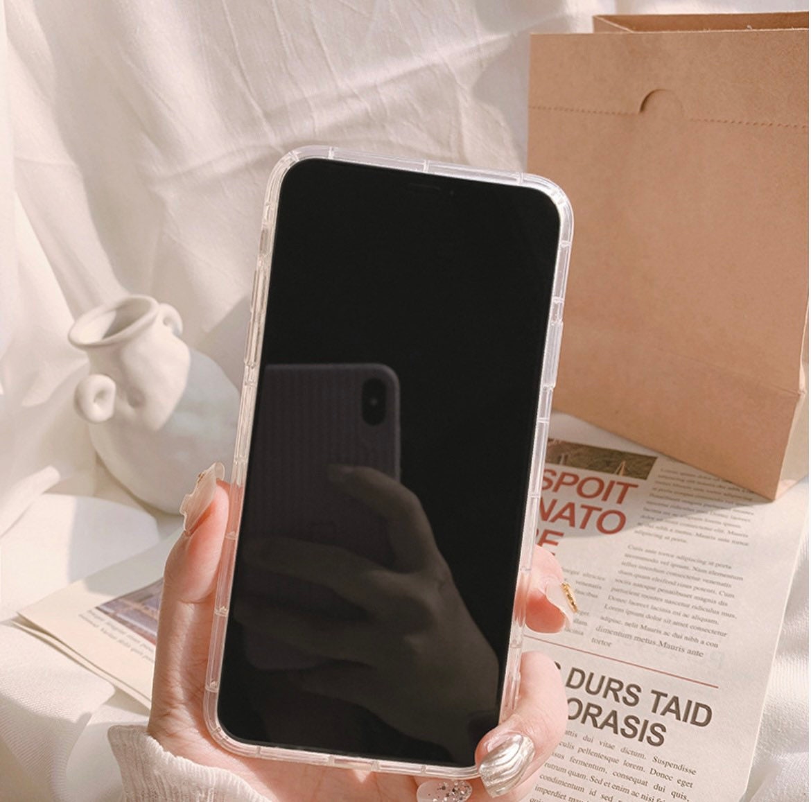 Clear Air Sac iPhone case