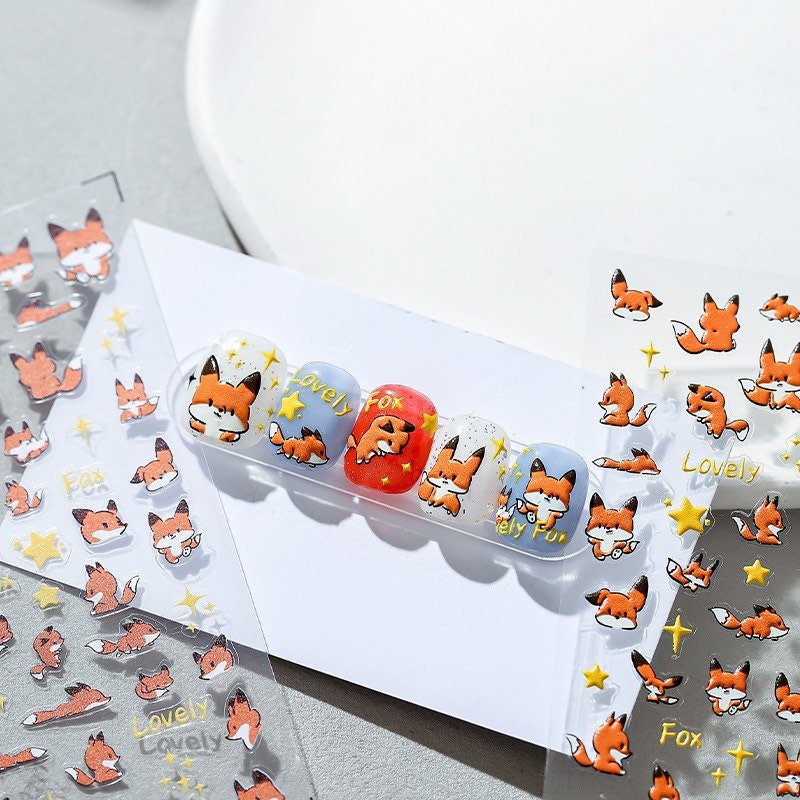 Hello Claws | Fox Star Nail Deco Sticker