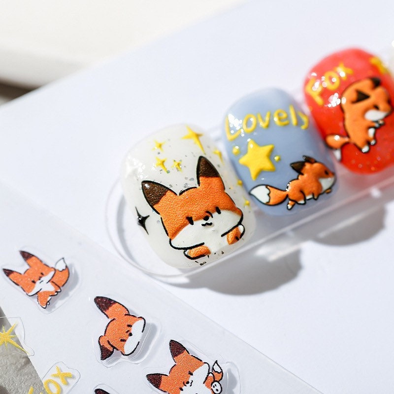 Hello Claws | Fox Star Nail Deco Sticker