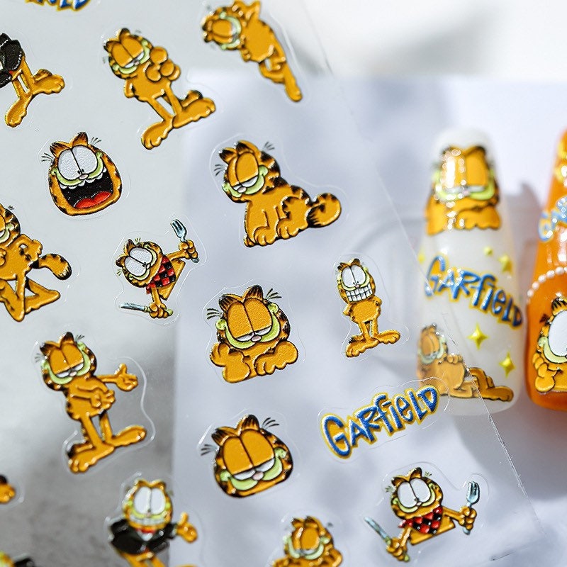 Hello Claws | Garfield Nail Deco Sticker