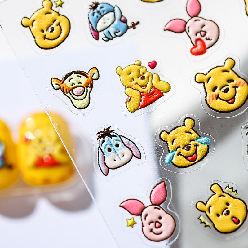 Hello Claws | Bear Winnie the Pooh Nail Deco Sticker