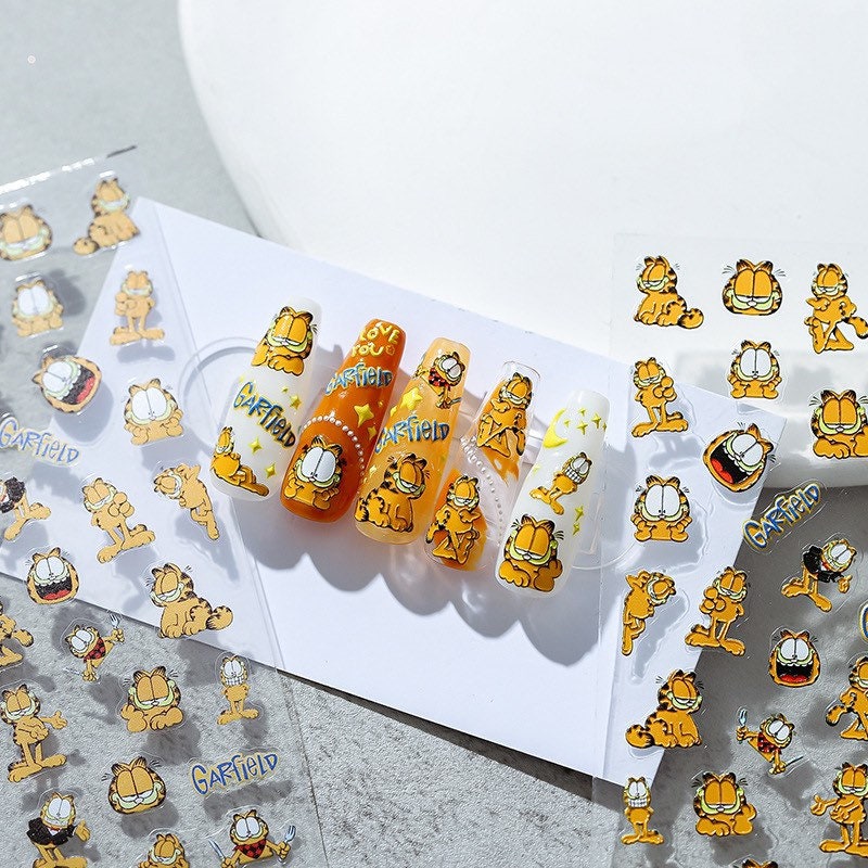 Hello Claws | Garfield Nail Deco Sticker