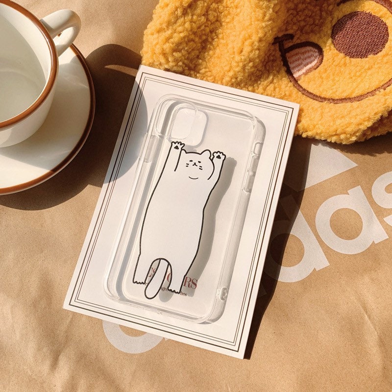 Lazy cat iPhone case