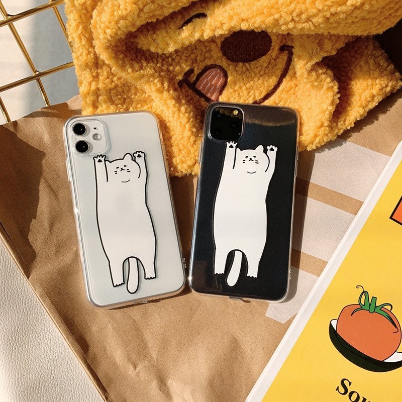 Lazy cat iPhone case