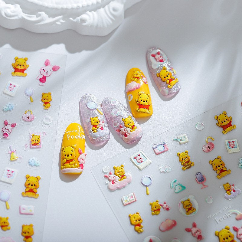 Hello Claws | Dream Bear Winnie the Pooh Nail Deco Sticker