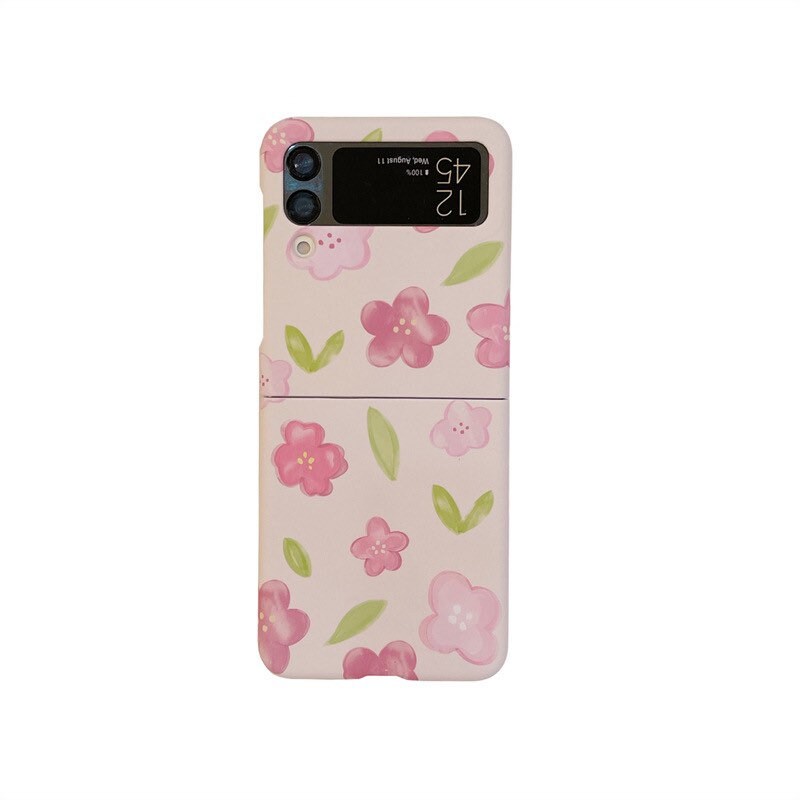 Samsung Galaxy Z Flip 4/ Z Flip 3 | Pink Flower Phone Cases