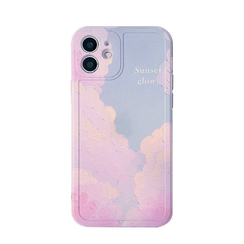 Pink Cream Cloud iPhone case