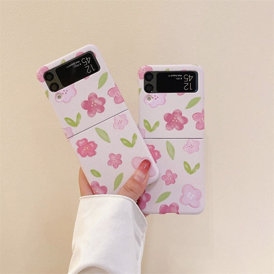 Samsung Galaxy Z Flip 4/ Z Flip 3 | Pink Flower Phone Cases