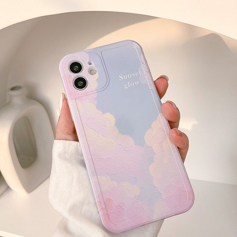 Pink Cream Cloud iPhone case