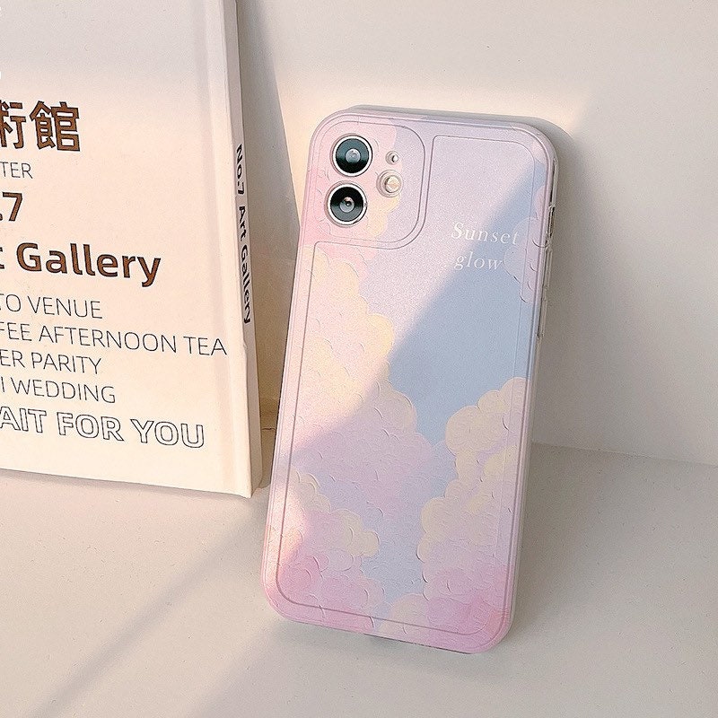 Pink Cream Cloud iPhone case