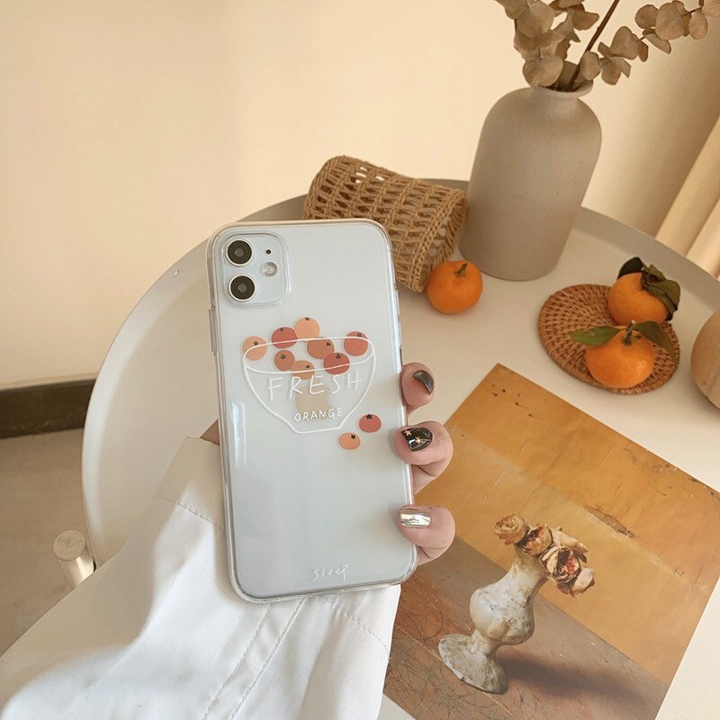 Orange Fresh Fruit iPhone case