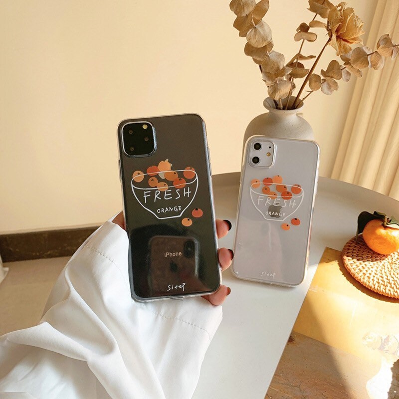 Orange Fresh Fruit iPhone case
