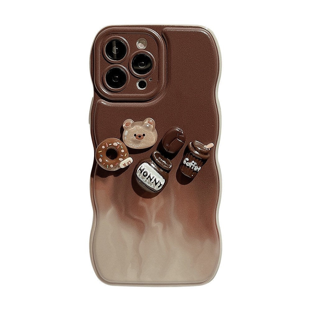 Coffee Bear Bunny iPhone case
