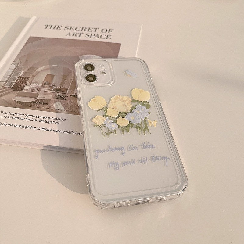 Yellow rose iPhone case
