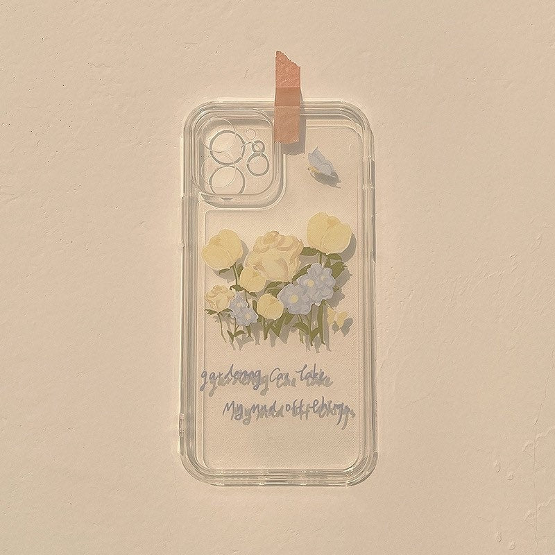 Yellow rose iPhone case