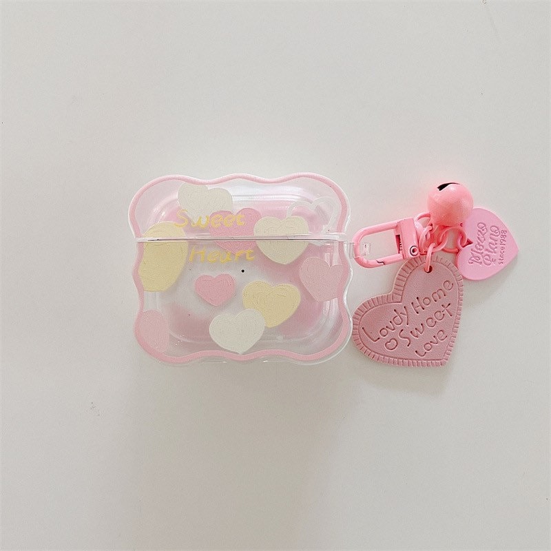 Pinky Sweet Heart Airpods Case