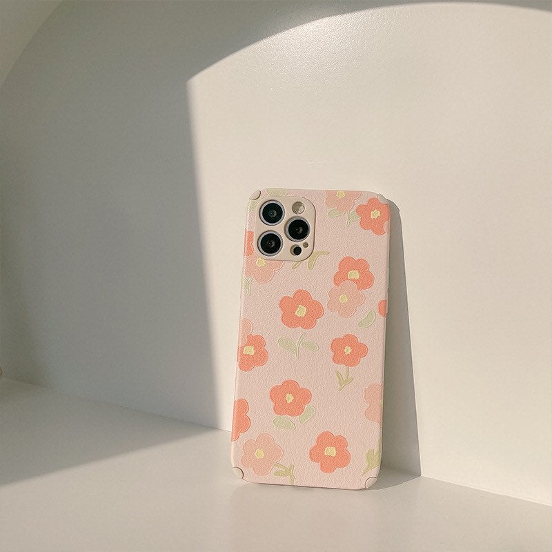 Pink rose iPhone case