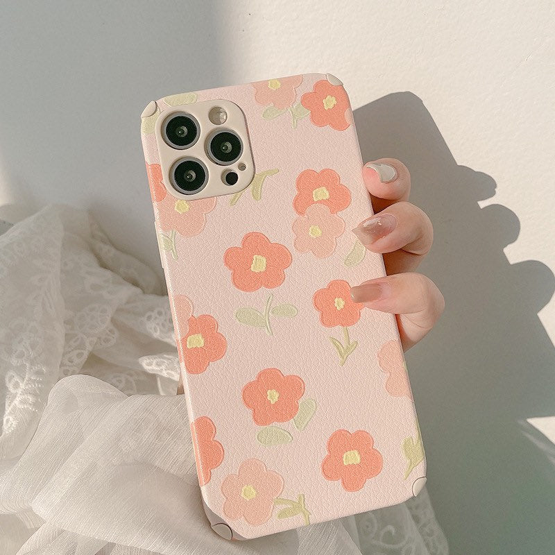 Pink rose iPhone case