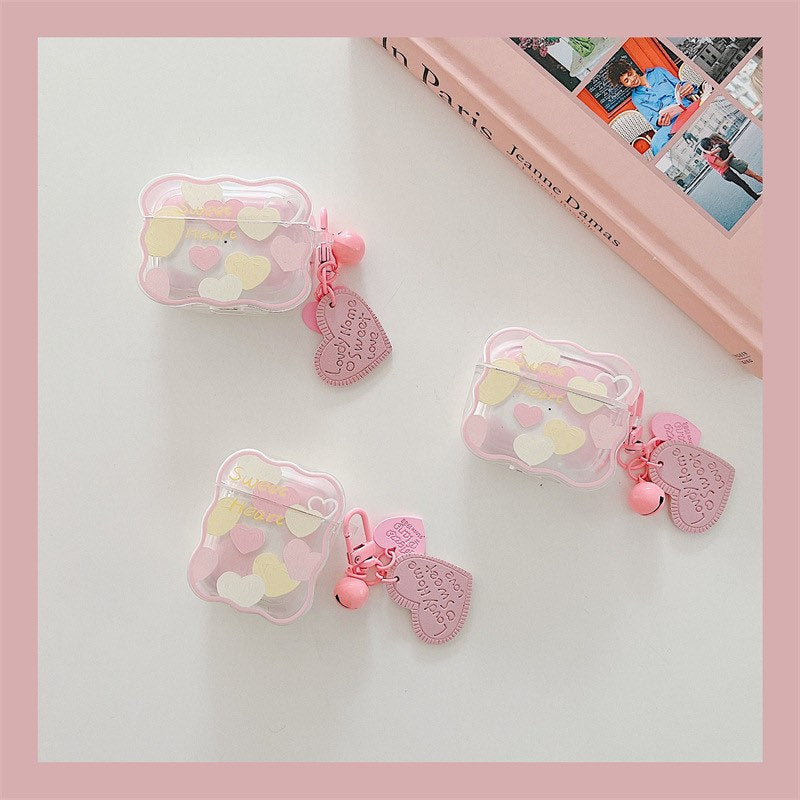 Pinky Sweet Heart Airpods Case