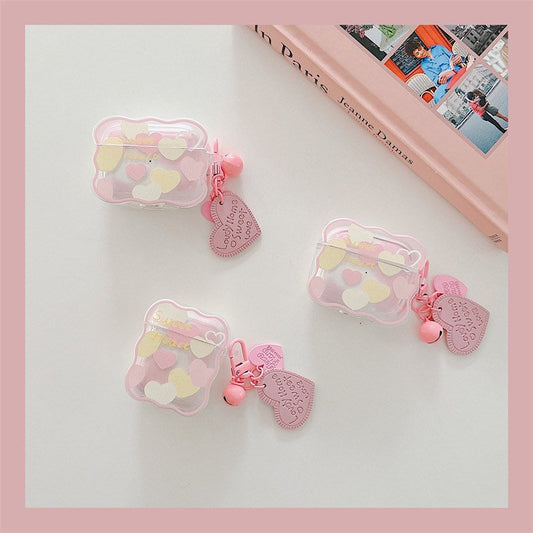 Pinky Sweet Heart Airpods Case