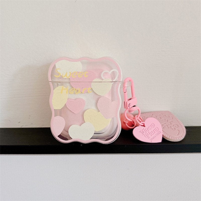 Pinky Sweet Heart Airpods Case